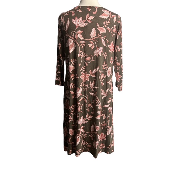 J.Jill women long sleeve floral dress - Picture 7 of 9
